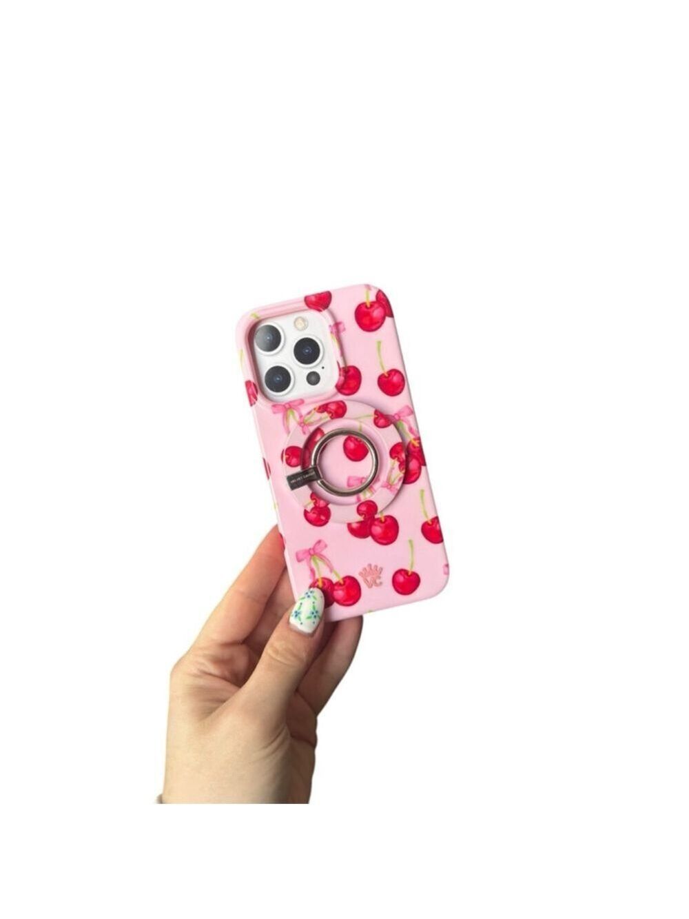 Velvet Caviar Sweet Cherry iPhone 15 Pro Case with MagSafe Ring